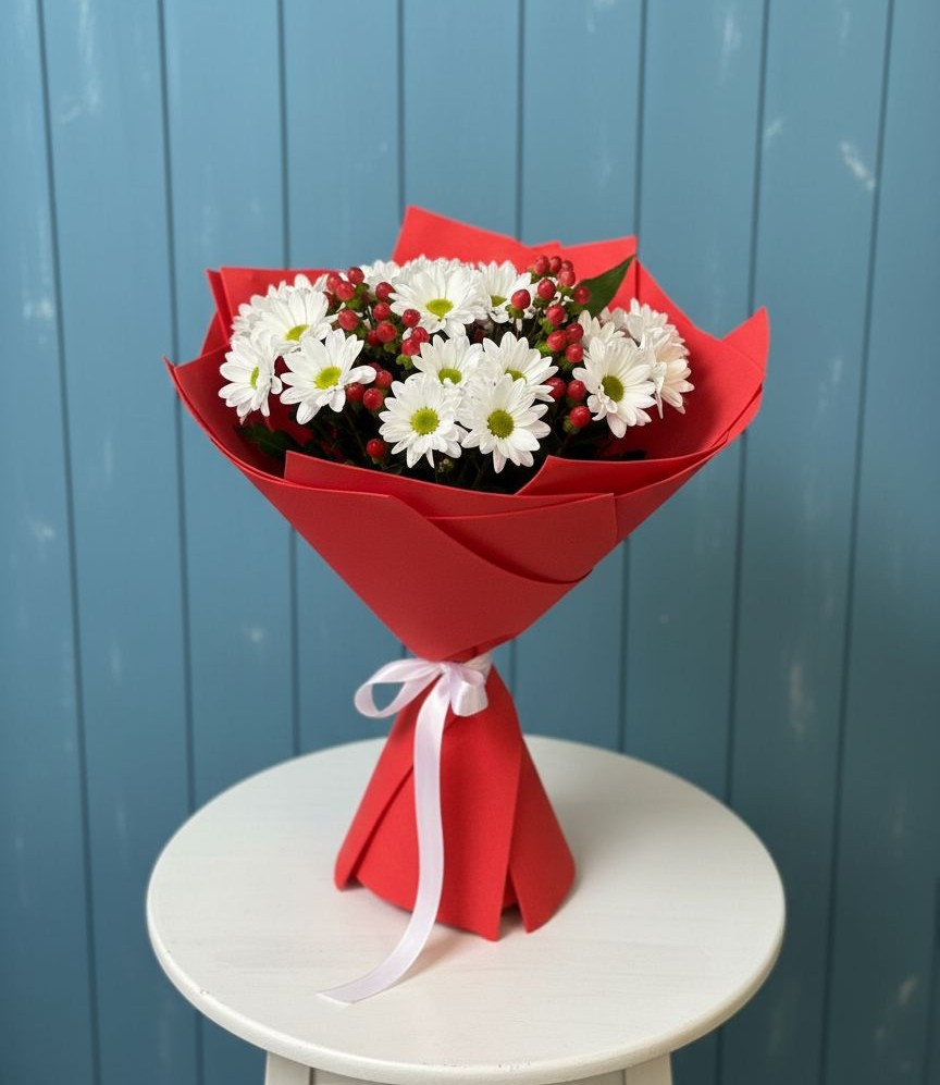 Букет цветов из: Хризантемы в Партизанске