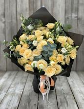 Букет цветов из:  Розы и Лизиантусы #REPLACE_PRED# Партизанске