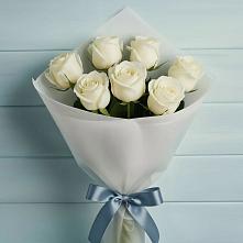 Букет 7 Белых роз Эдлесс Лав #REPLACE_PRED# Партизанске