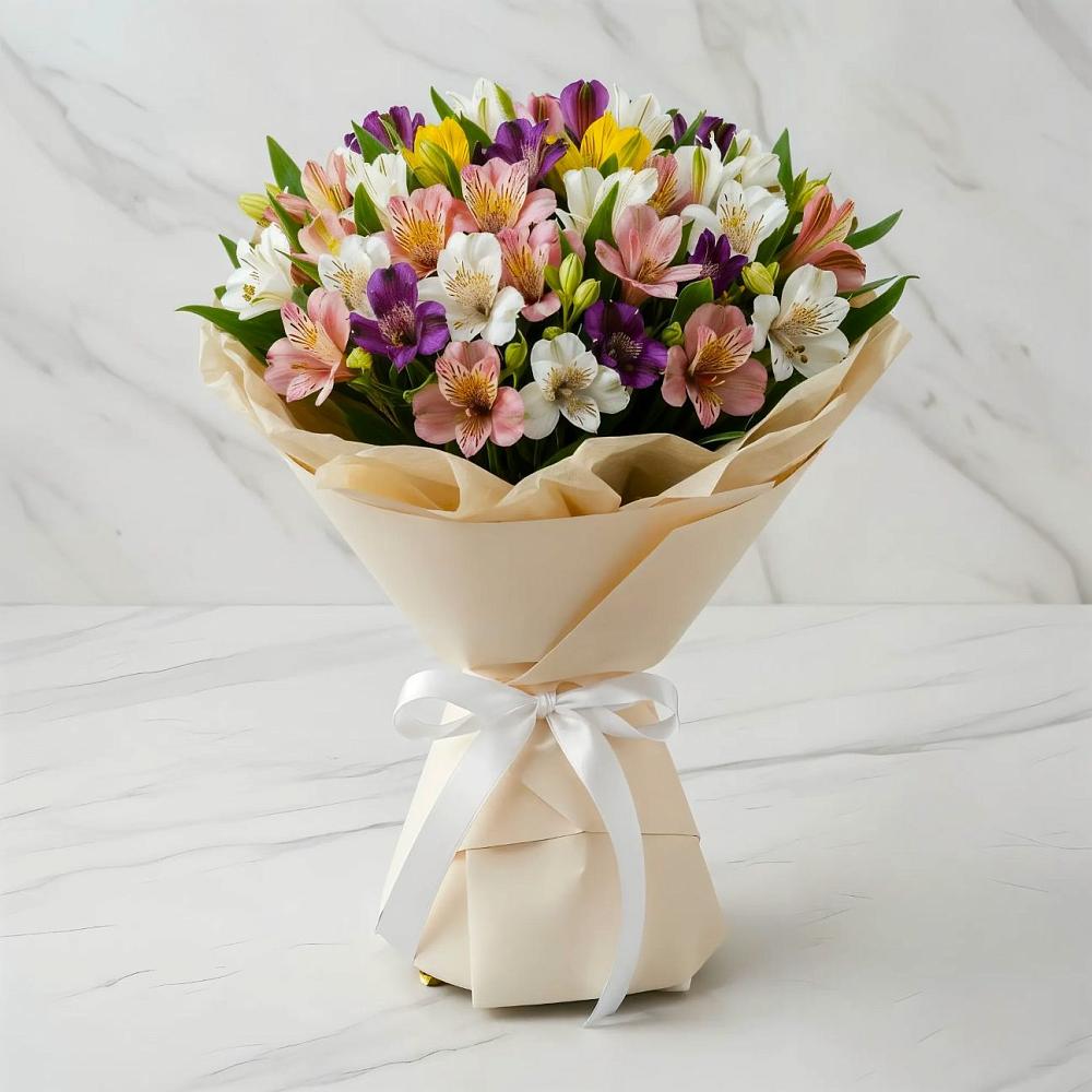 Букет цветов из: Альстромерии в Партизанске