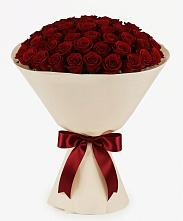 Букет 101 Бордовая роза Блэк Бакарра в Партизанске