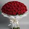 Букет 101 Красная роза Блэк Мэджик в Партизанске