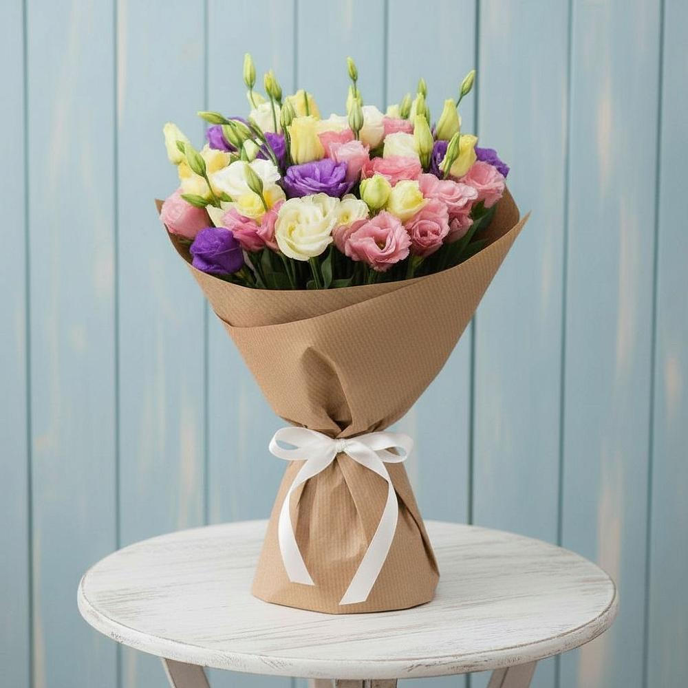 Букет цветов из: Лизиантусы в Партизанске