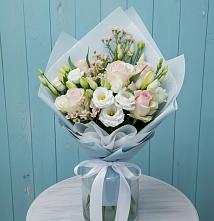 Букет цветов из:  Розы и Лизиантусы в Партизанске