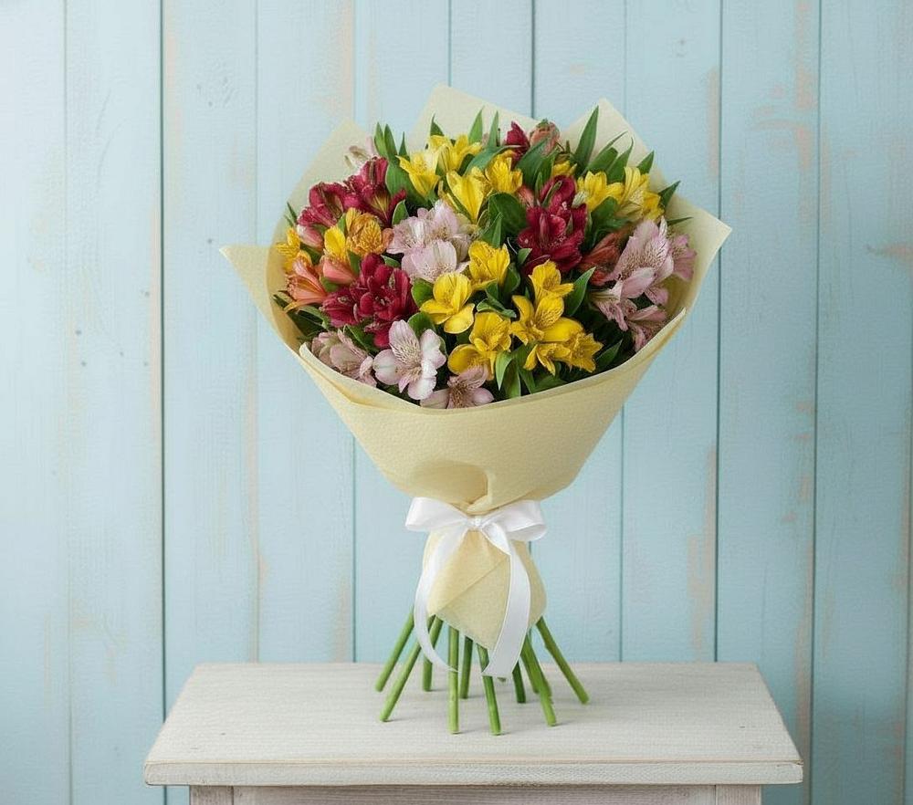 Букет цветов из: Альстромерии в Партизанске